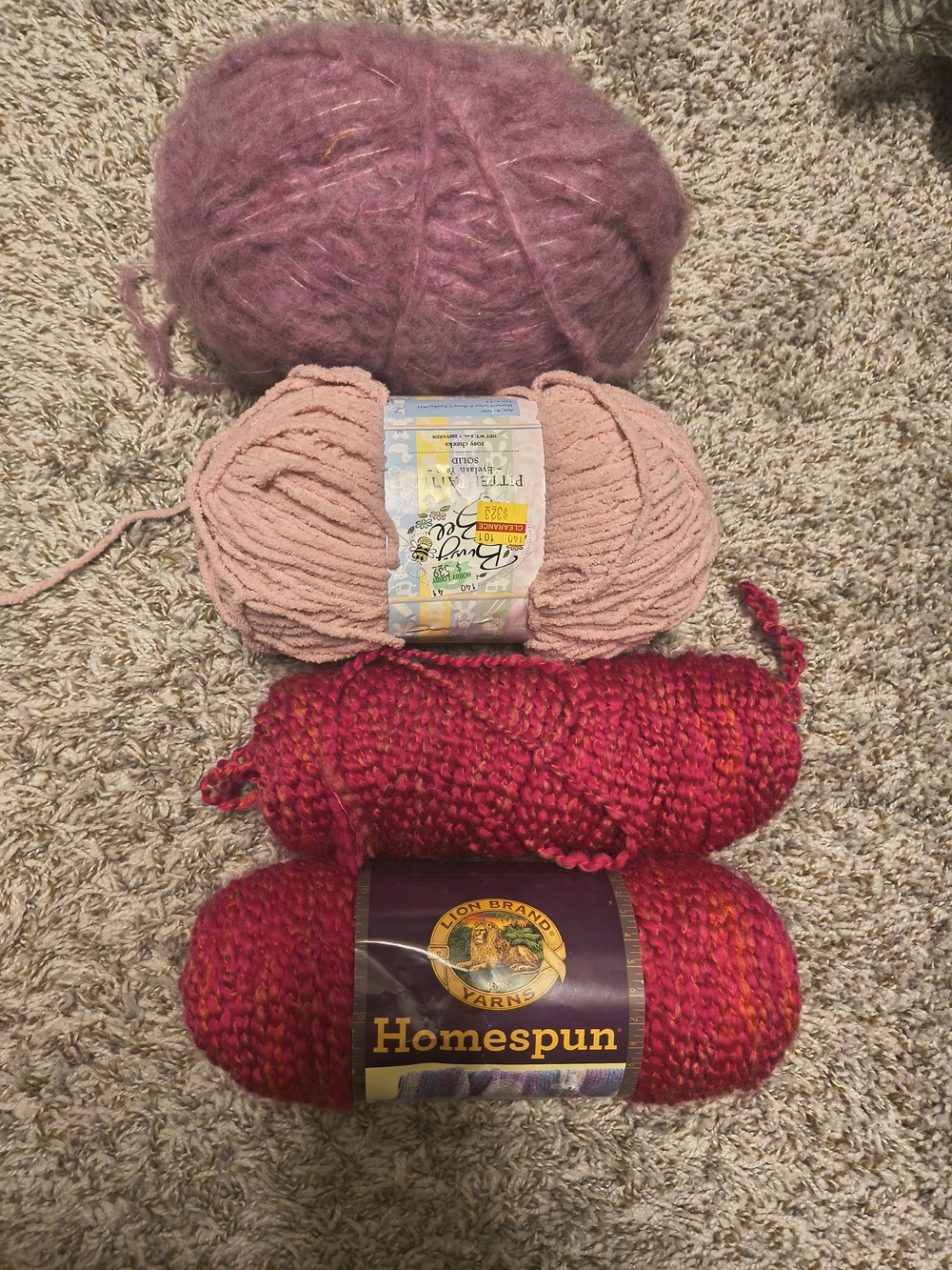 Pink Yarn Bundle